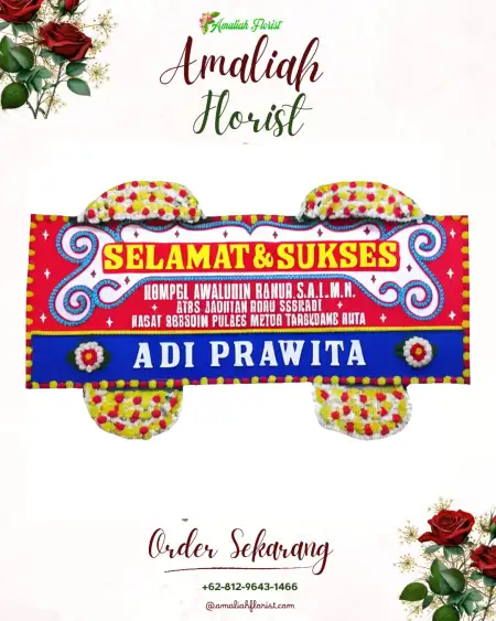 Papan Bunga Ucapan Selamat Ganggaeng